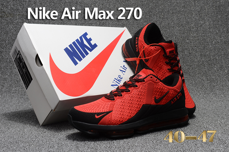 2017 Men Nike Air Max Flair Hot Red Black Running Shoes